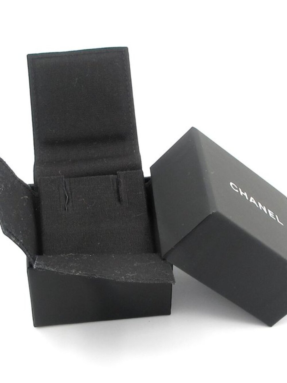 ★SOLD★ Chanel Earrings CC Logo Silver - Picture 7 of 7